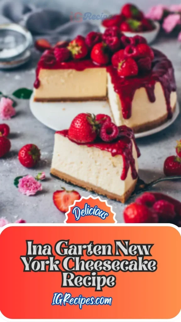 Ina Garten New York Cheesecake