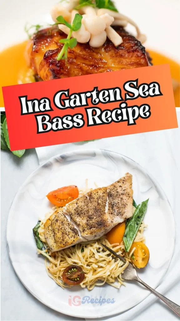 Ina Garten Sea Bass
