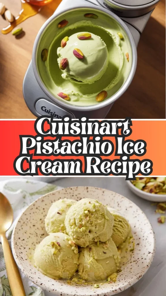 Cuisinart Pistachio Ice Cream