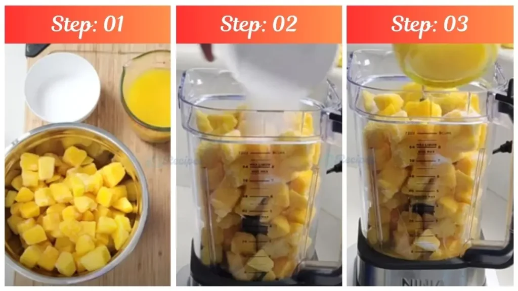Step by Step Cuisinart Mango Sorbet Recipe