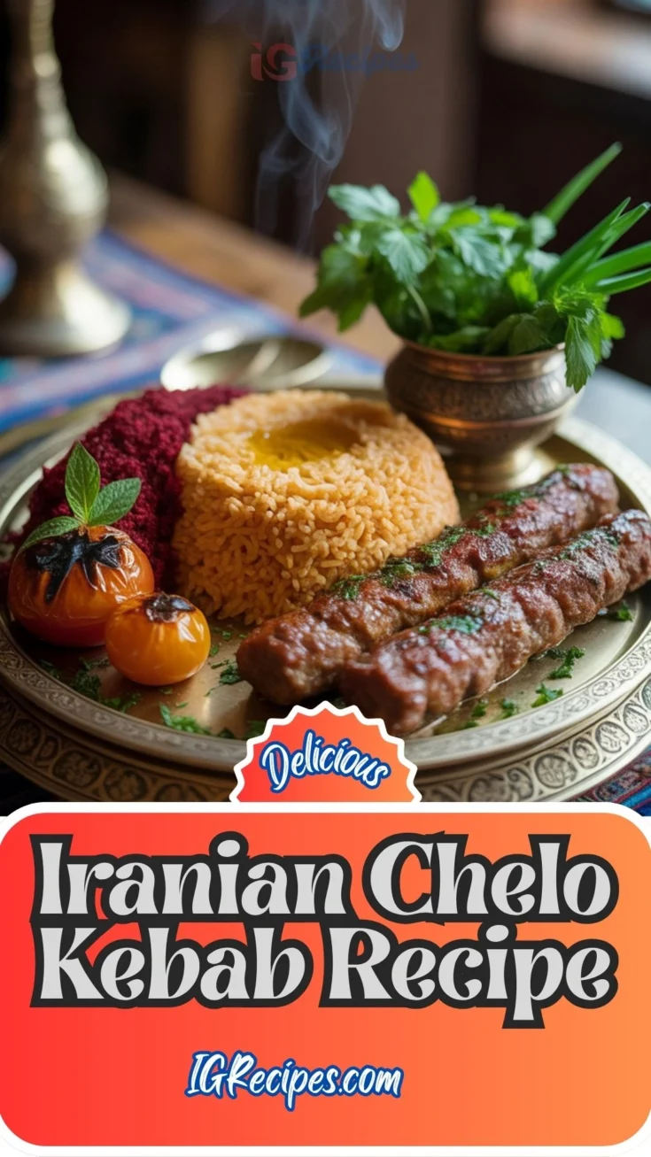 Iranian Chelo Kebab Recipe IG Recipes