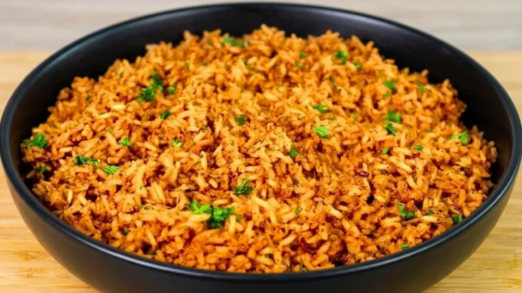Copycat Moes Seasoned Rice Recipe (Vegan + Fluffy!)