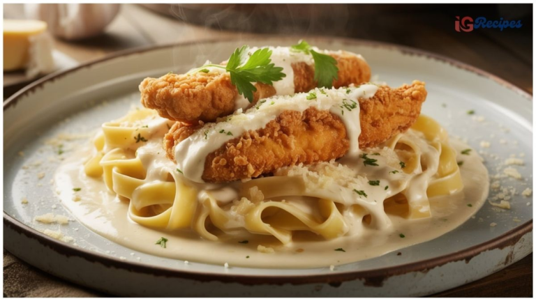 Fried Chicken Alfredo Recipe