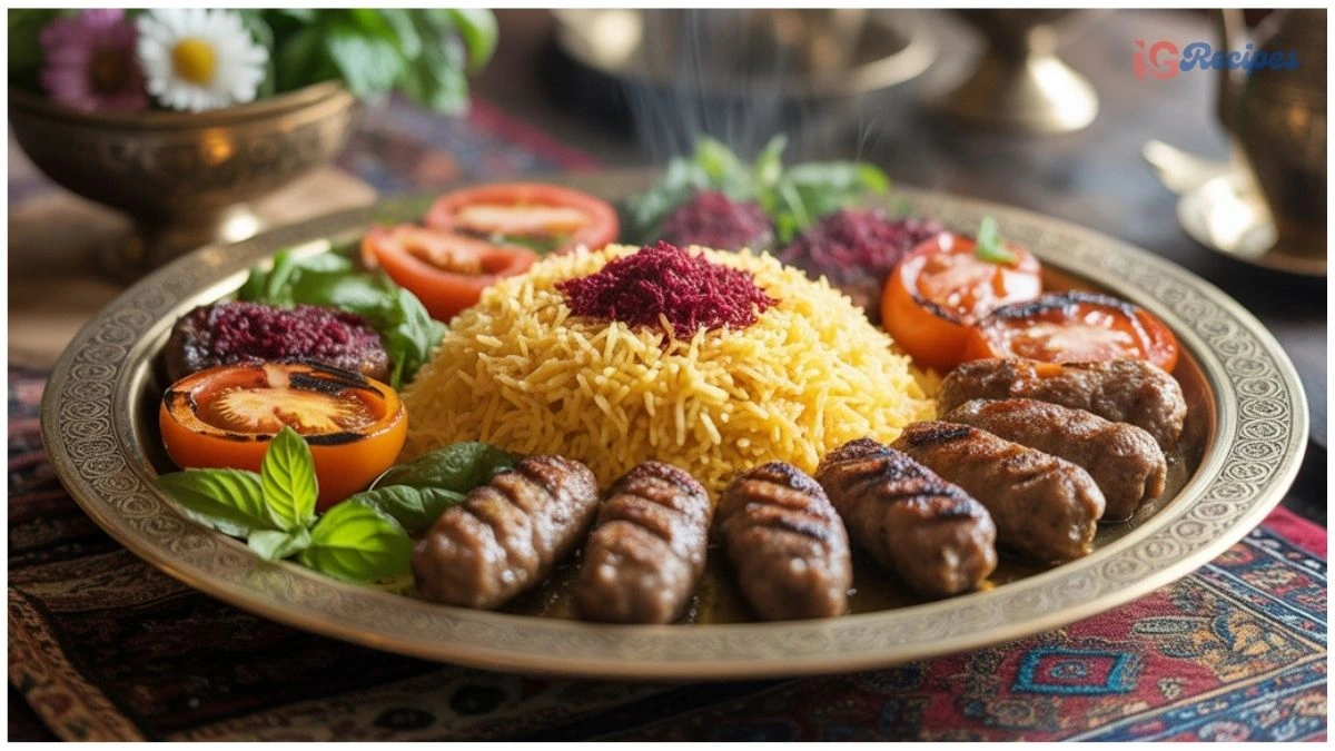 Iranian Chelo Kebab Recipe IG Recipes