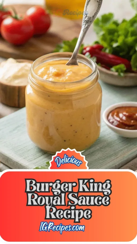 Copycat Burger King Royal Sauce Recipe