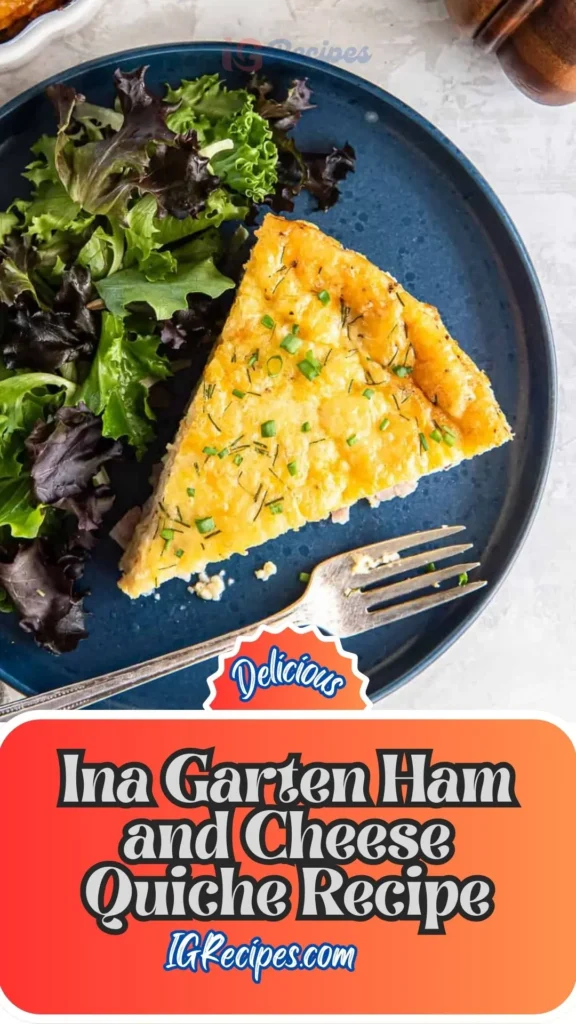 Copycat Ina Garten Ham and Cheese Quiche Recipe