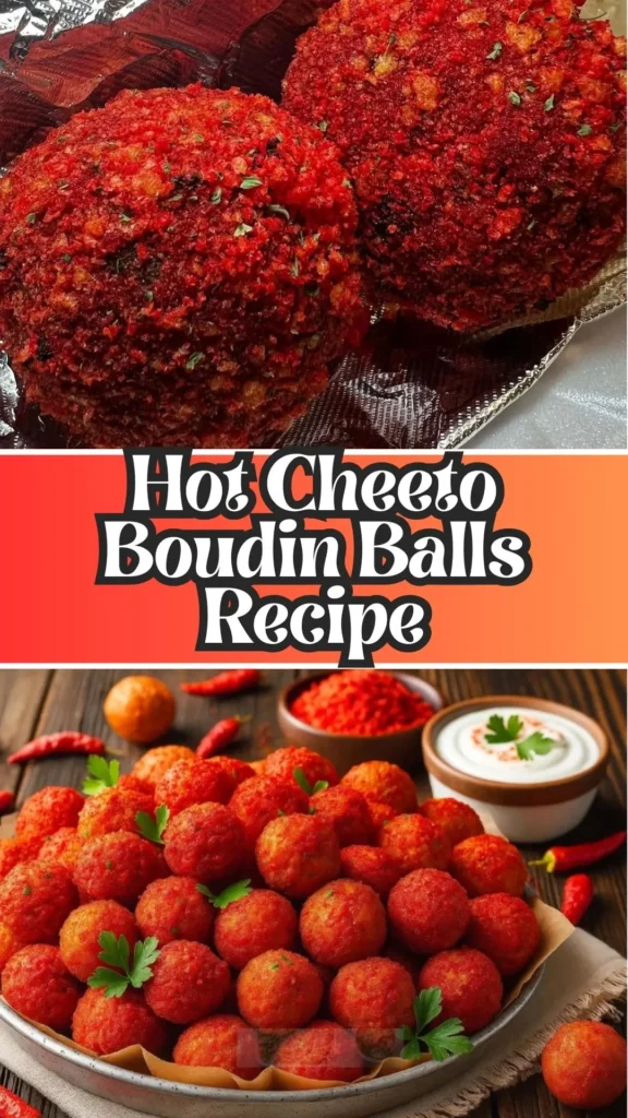 Recipe for Hot Cheeto Boudin Balls