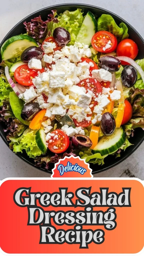 Homemade Greek Salad Dressing