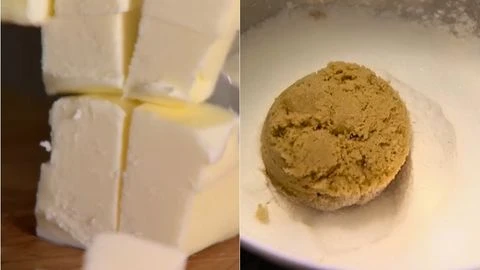 Make the Crumble Topping & Create the Crumble Texture