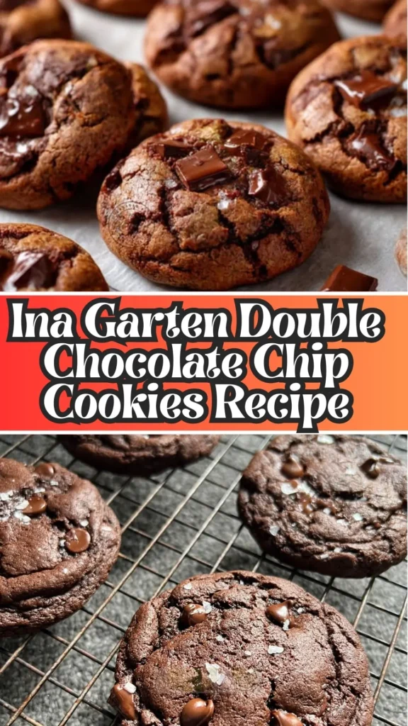 Recipe for Ina Garten Double Chocolate Chip Cookies