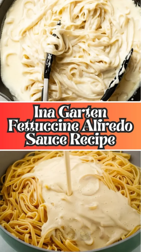 Recipe for Ina Garten Fettuccine Alfredo Sauce