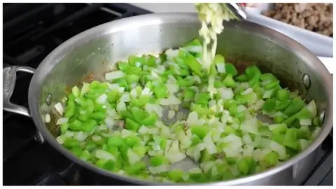 Sauté the vegetables