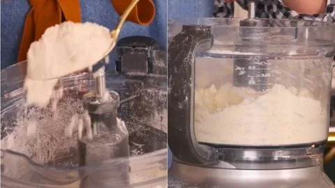 Add Remaining Flour and Butter & Add Ice Water Gradually