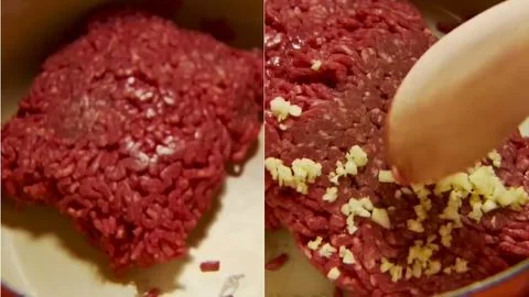 Brown the Ground Beef with Garlic