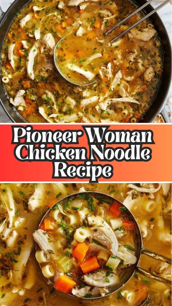 Copycat Pioneer Woman Chicken Noodle Recipe