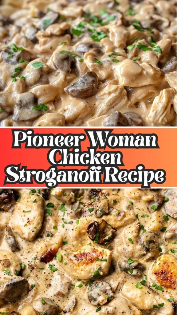 Copycat Pioneer Woman Chicken Stroganoff Recipe