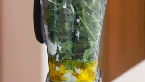Gather All Dressing Ingredients in the Blender