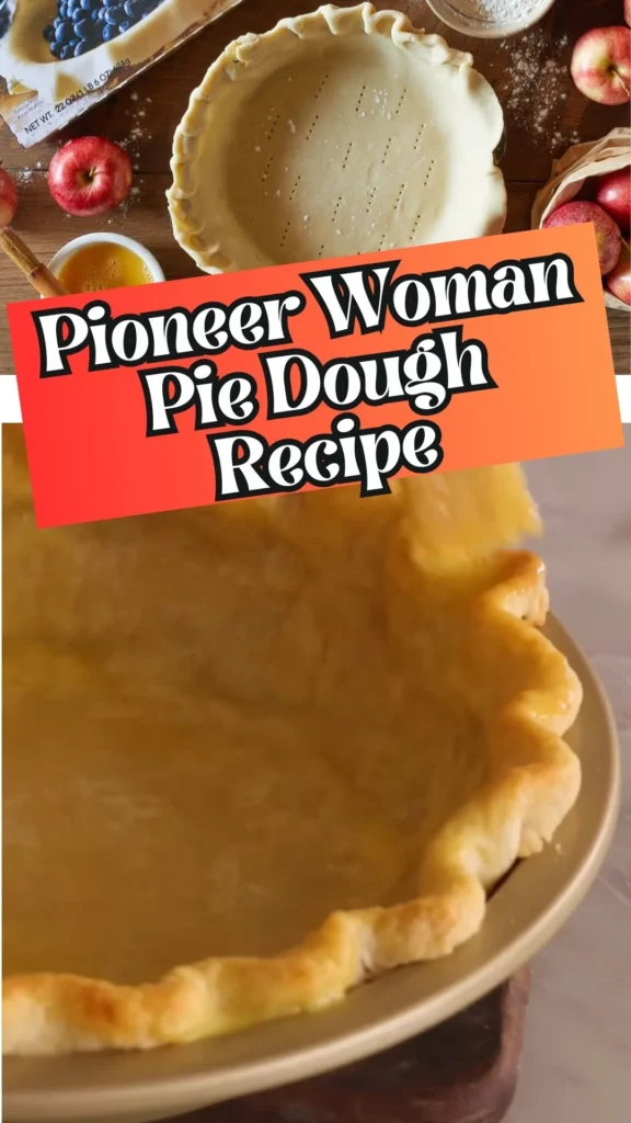 How to make Pioneer Woman Pie Dough