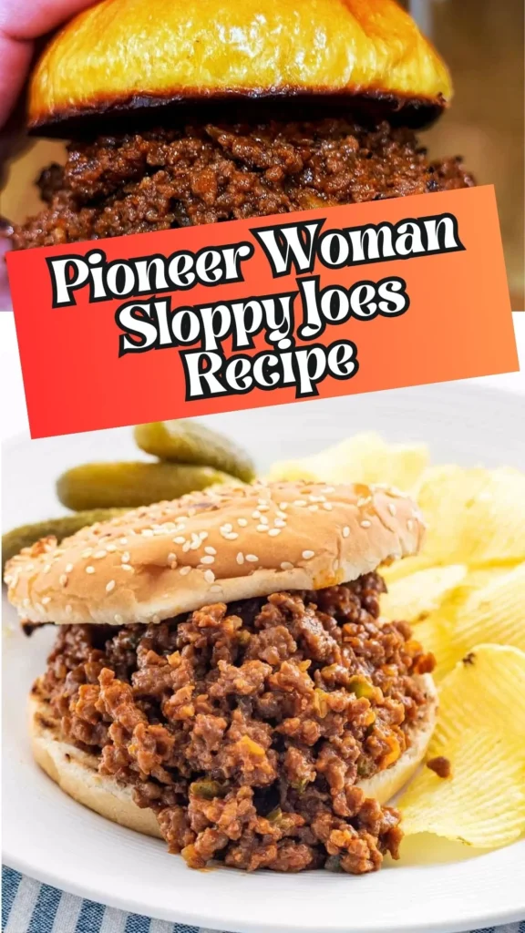 How to make Pioneer Woman Sloppy Joes