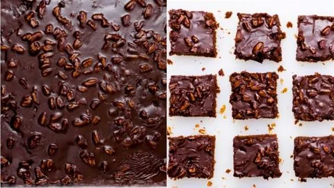 Make & Pour the Signature Warm Frosting and Pecans