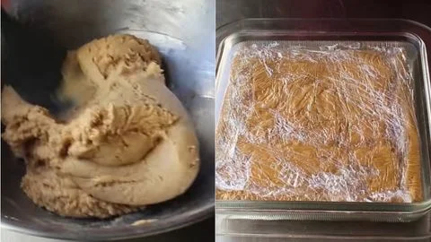 Press Into Pan & Let It Firm Up