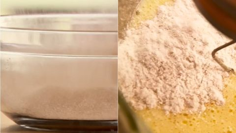 Sift the Dry Ingredients & Combine Wet and Dry