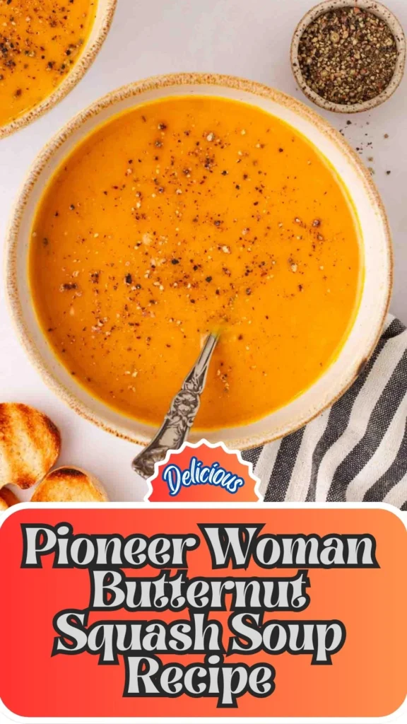 Copycat Pioneer Woman Butternut Squash Soup Recipe