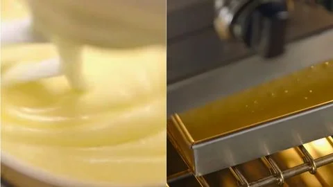 Fold in Flour and Milk & Bake the Cake