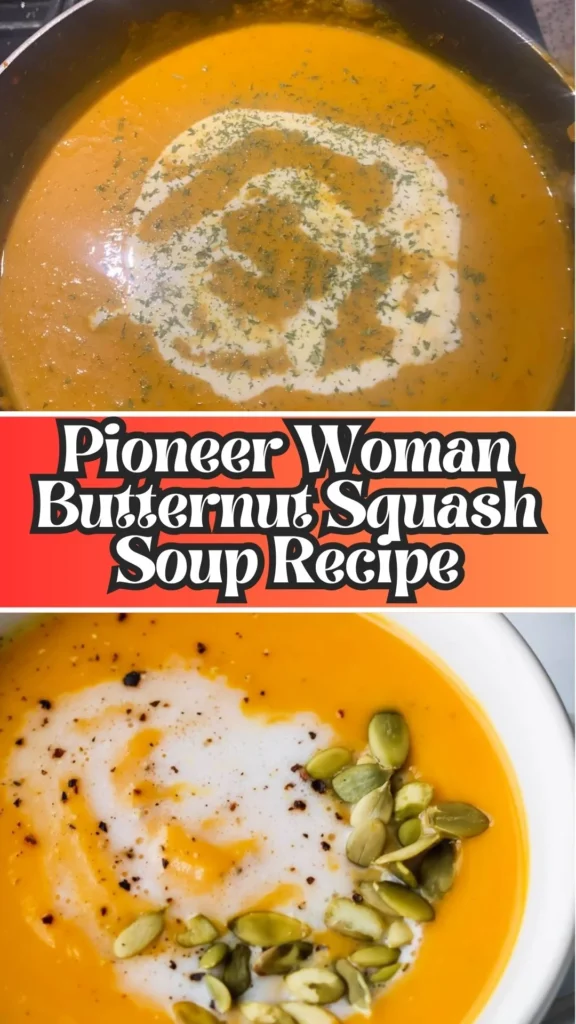 How to make Pioneer Woman Butternut Squash Soup