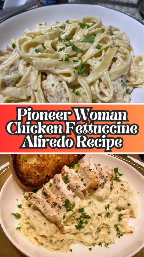 How to make Pioneer Woman Chicken Fettuccine Alfredo