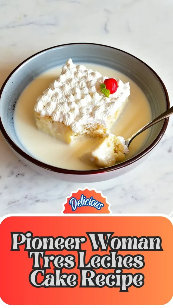 How to make Pioneer Woman Tres Leches Cake