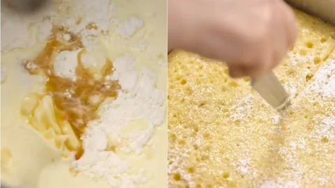 Make the Stabilized Whipped Cream & Dust, Slice, and Serve