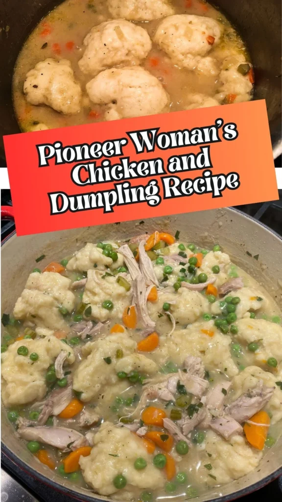How to make Pioneer Woman's Chicken and Dumpling