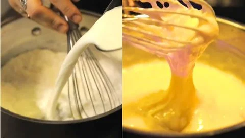 Make the Bavarian Cream Custard