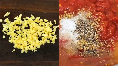 Making the Marinara Sauce