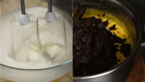 Make the Whipped Cream Base & Make the Chocolate Custard