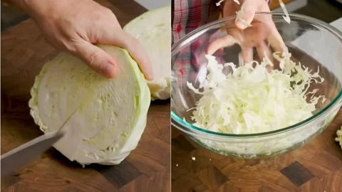 Prepare the cabbage