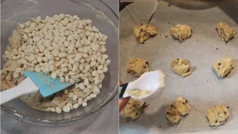 Add the White Chocolate Chips & Chill the Dough