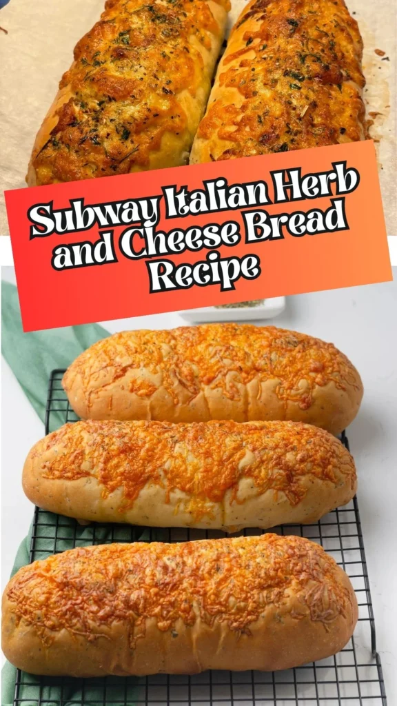 Copycat Subway Italian Herb and Cheese Bread Recipe