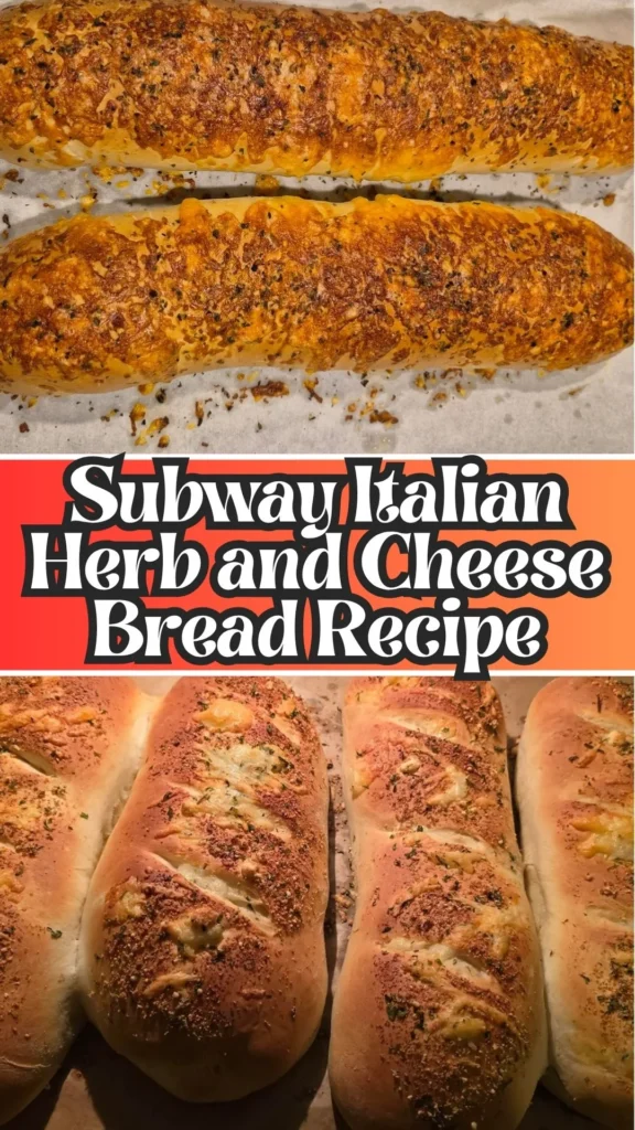 Homemade Subway Italian Herb and Cheese Bread