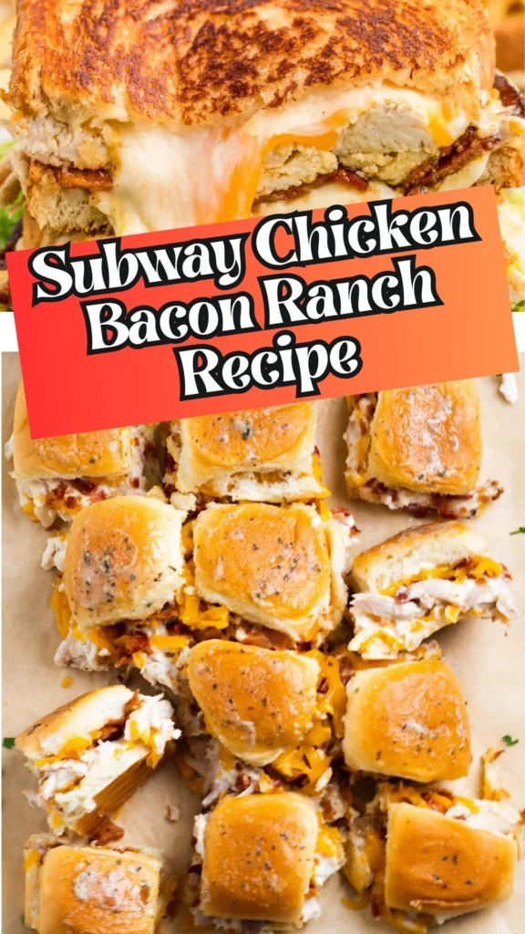 How to make Subway Chicken Bacon Ranch
