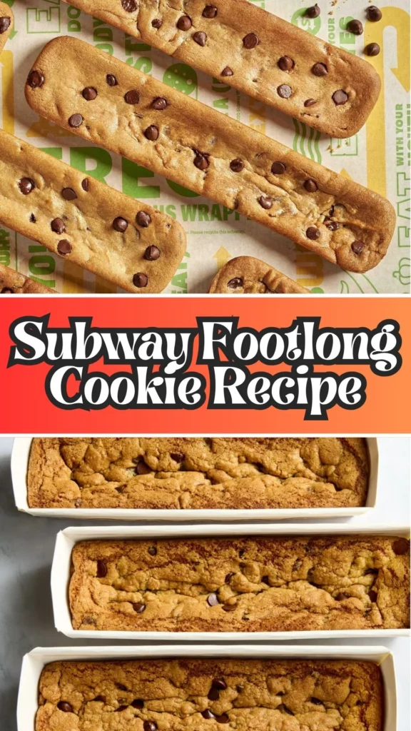 How to make Subway Footlong Cookie