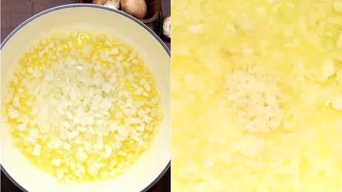 Sauté the Aromatics & Add Garlic