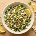 Chickpea Cucumber Feta Salad Recipe