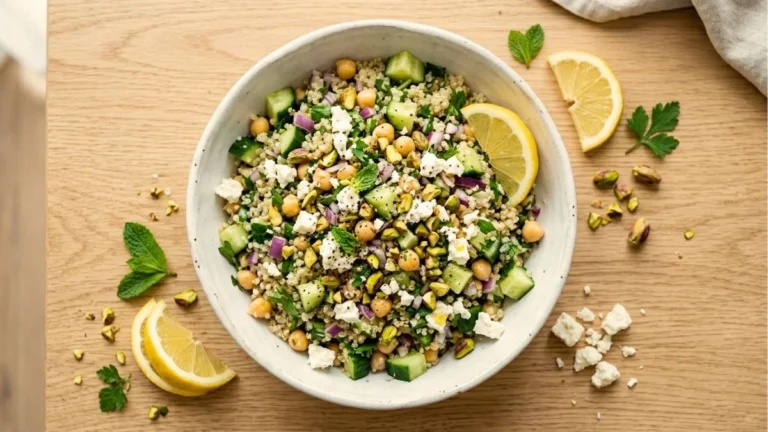 Chickpea Cucumber Feta Salad Recipe