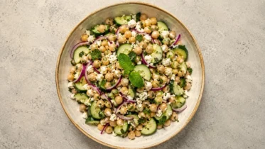 Chickpea Cucumber Salad Recipe