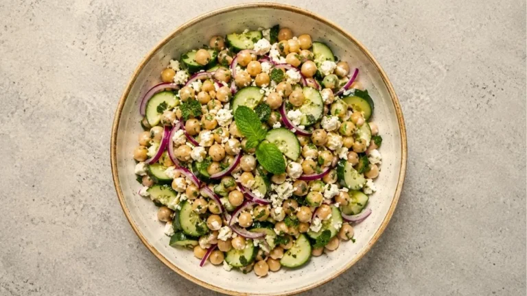 Chickpea Cucumber Salad Recipe