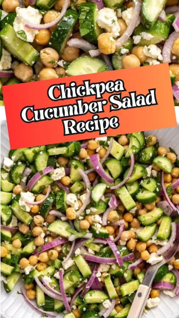 Copycat Chickpea Cucumber Salad Recipe