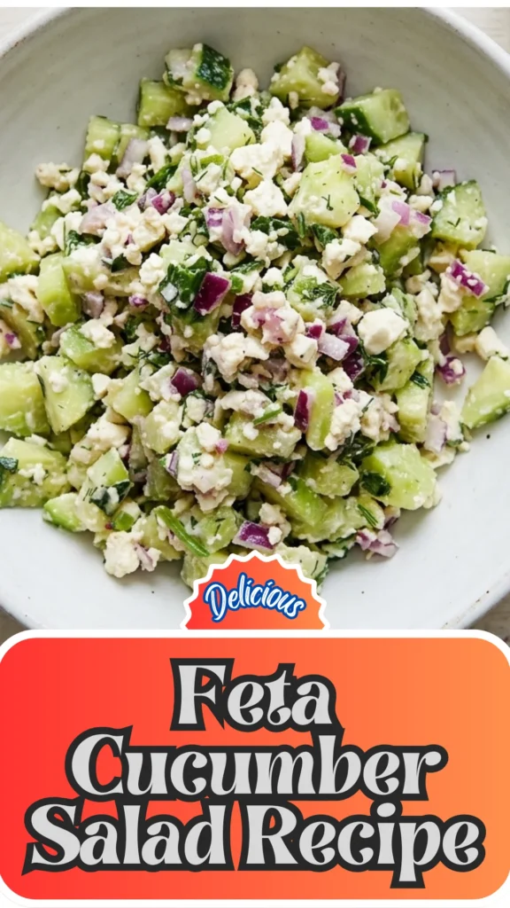 Copycat Feta Cucumber Salad Recipe