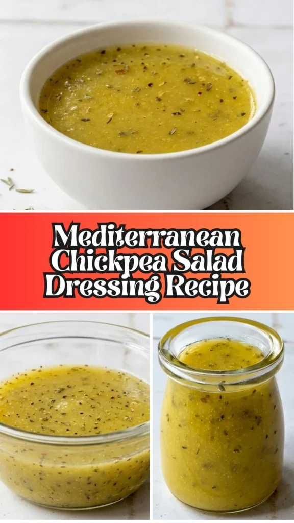 Copycat Mediterranean Chickpea Salad Dressing Recipe